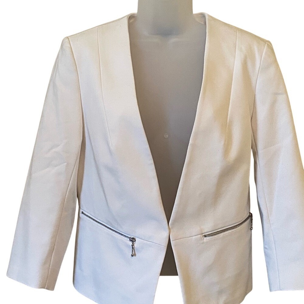 White Express Women size 8 Jacket